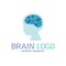 Child brain icon. Brain research concept