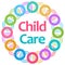 Child Care Colorful Rings Circular