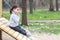 a child is climbing a tightrope in the playground