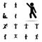 child, dance icon. child icons universal set for web and mobile