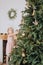 Child decorations Christmas tree toys home interior