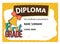 Child diploma or certificate to be awarded to the