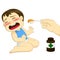 Child don\'t like to eat syrup