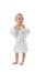 Child in a dressing gown