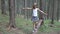 Child in Forest Walking Tree Log Kid Playing Camping Adventure Girl Outdoor Wood