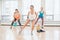 Child-friendly fitness for mothers with kids toddlers