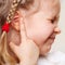 Child has a sore ear