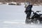 Child With His Quad in Winter