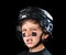 Child hockey player