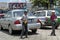 Child labor, street vendors in the city Santa Cruz