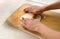 Child Learns Home Made Tortilla Making