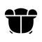 child lunchbox glyph icon vector illustration black