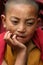 CHILD IN MONASTERY OF LADAKH