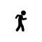 child, moving icon. Element of child icon for mobile concept and web apps. Glyph child, moving icon can be used for web and mobile