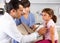 Child Patient Visiting Doctor\'s Office