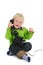 Child on the phone