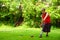 Child Playing Bocce Ball