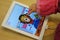 Child playing ipad