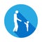 child reaches father icon. Element of life married people illustration. Signs and symbols collection icon for websites, web design