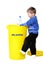 Child Recycling Plastic