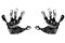 Child\'s Black Handprints