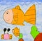 Child\'s Drawing of Sea World