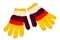 Child`s knitted gloves, multi-colored