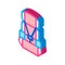 Child Seat Chair isometric icon vector illustration