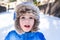 Child in Snow Hat, Winter