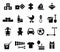 Child store section vector symbols set