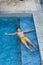 Child swimming at Pool