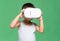 Child Using VR Headset