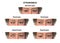 A child with various strabismus types, 3D illustration