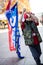 A Child Waves a Trump Flag at a Stop the Steal Rally