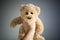 Childe abuse bear closeup help save protect help emotion