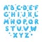 Childish cute English Alphabet.