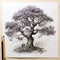 Childless Drawing Of Elm Tree In Pencil Sketch