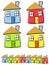 Childlike Drawings of Houses