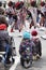 Children of all ages watch the Santa Claus Parade