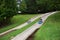 Children attraction the alpine slide, Illinois, USA