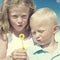 Children Beach Summer Playful Playing Happiness Concept