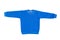 Children blue long sleeve sweater isolated