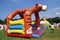 Children bouncy castle in a fete, carnival, festival, or fair