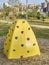 Children climbing Bouldering wall