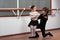 Children dancing in a ballet barre