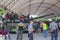 Children day 2018 activity - family and children enjoy fun with military tanks guns and canon army weapons show