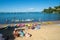 Children developing water confidence and skills by Mount maunganui Surf Lifeguard Club