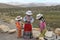 Children dressed in traditional clothing in The Andes