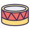 Children drum Isolated Vector Icon which can easily modify or edit