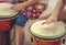 Children Drumming Detail